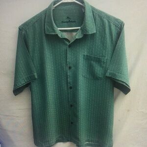 Men's Green Short Sleeve Shirt